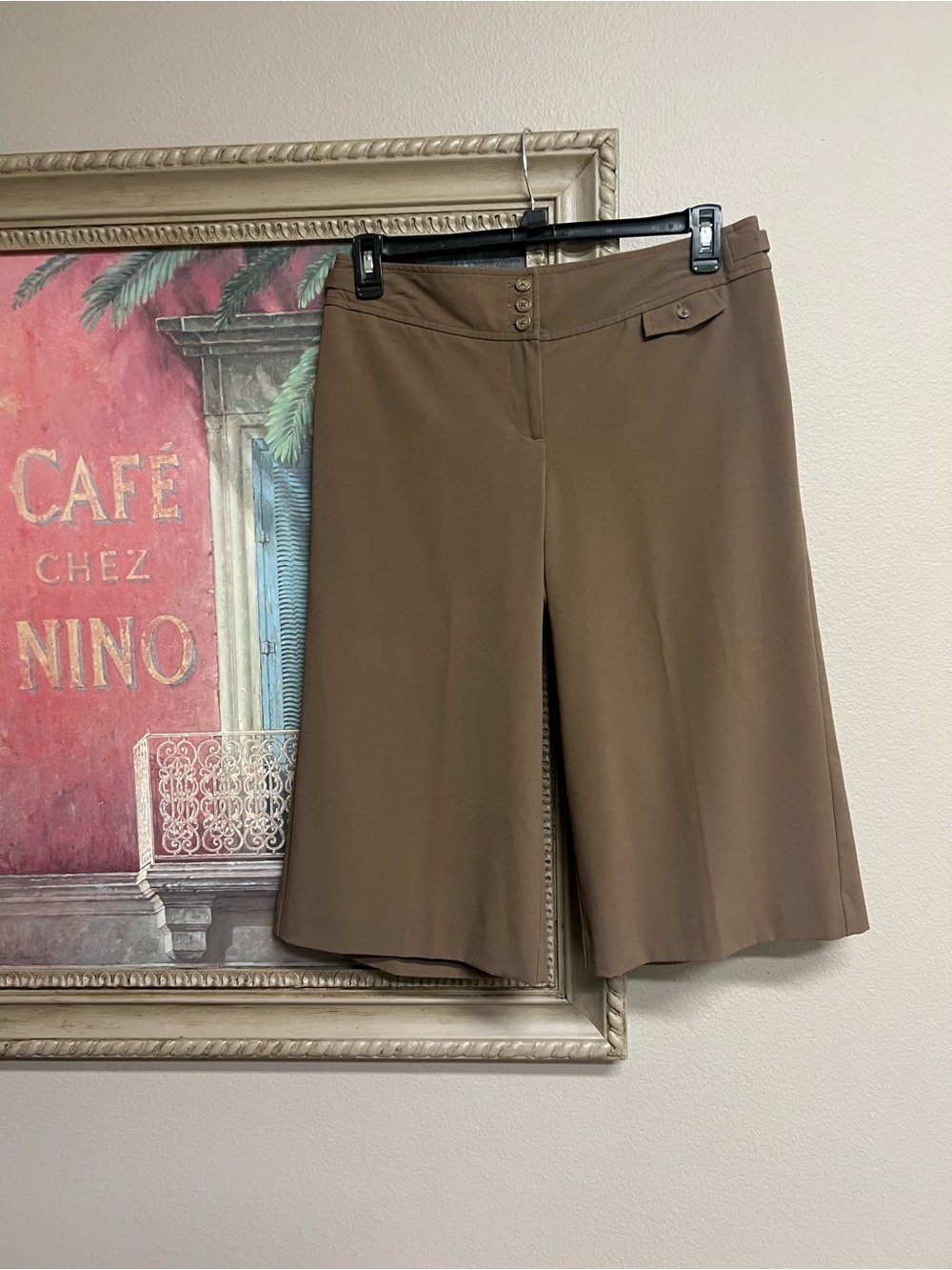 Ann Taylor LOFT “ann” Brown Cropped Pants/Bermudas